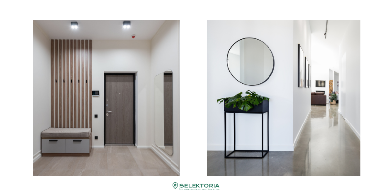 lichte kleuren in de hal